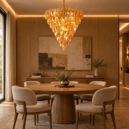 Amber Empire Chandelier 39.4"