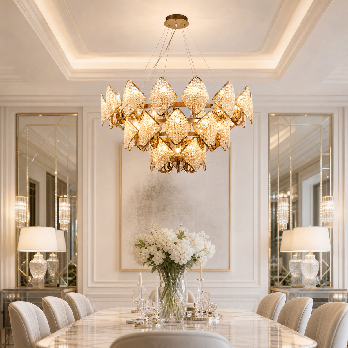 Ananas Pineapple Trio Chandelier