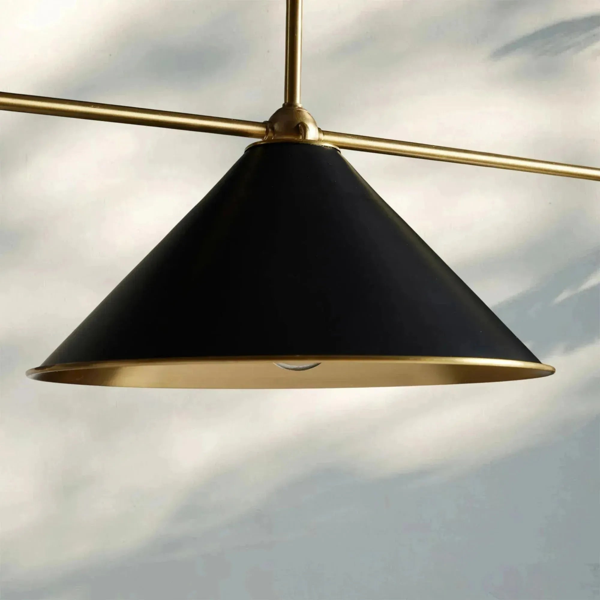 Arno Linear Chandelier - 54"BlackBlushlighting