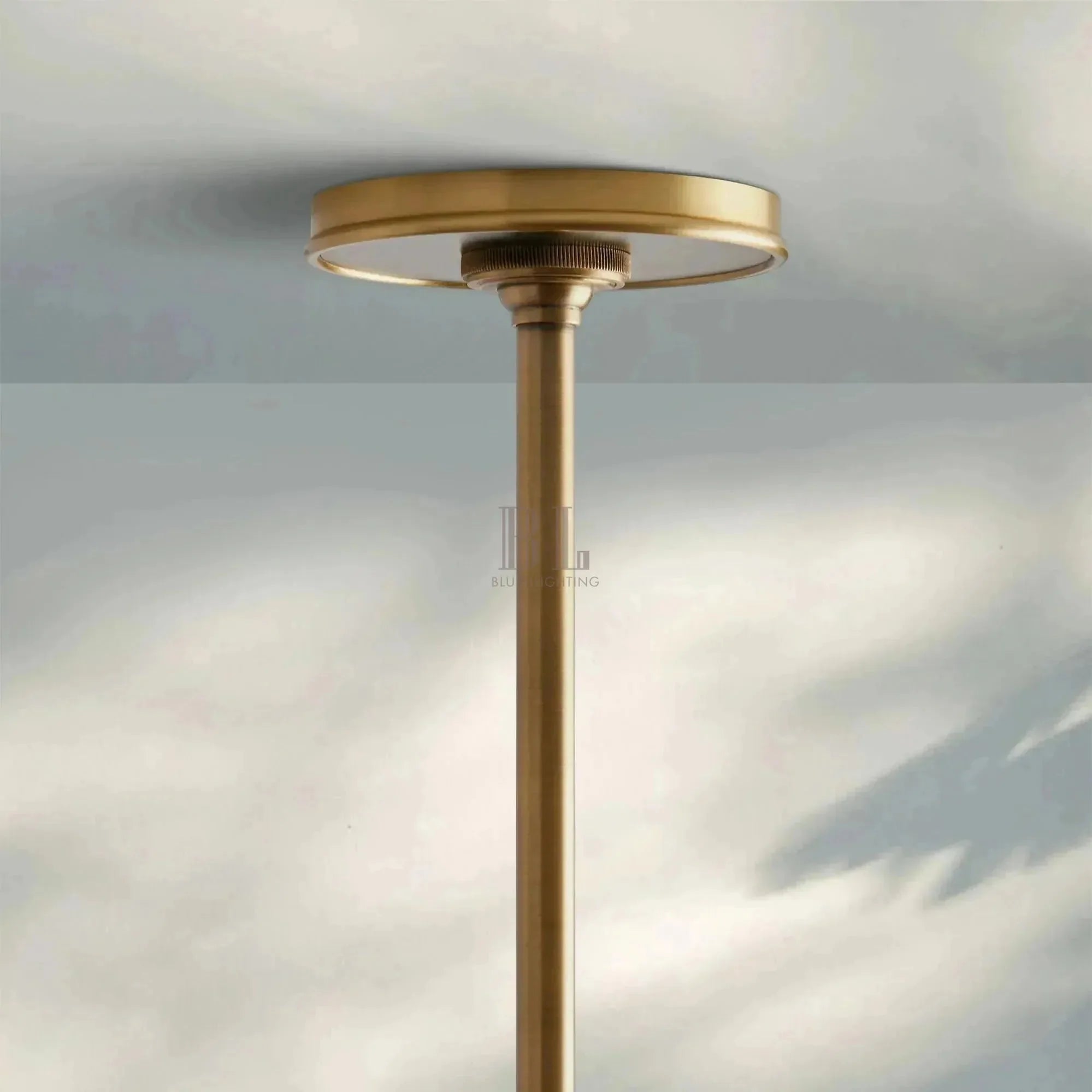 Arno Linear Chandelier - 54"BlackBlushlighting