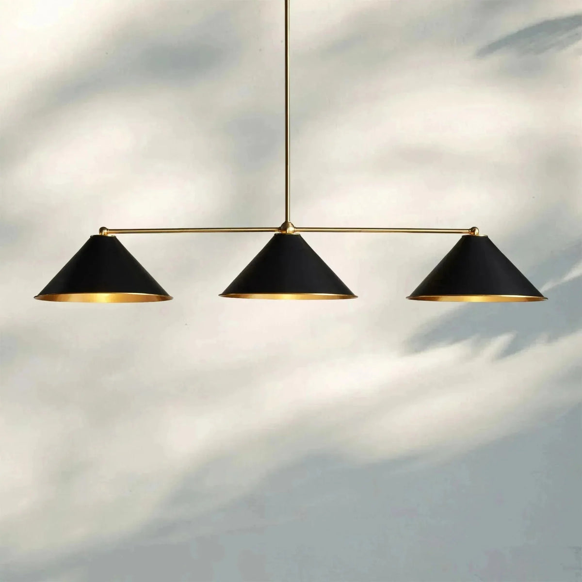 Adorio Linear Chandelier - 54"BlackBlushlighting