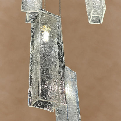 Art Design 1/25/60/84-Light Colorful Rectangle Cluster Glass Tile Pendant/Chandelier