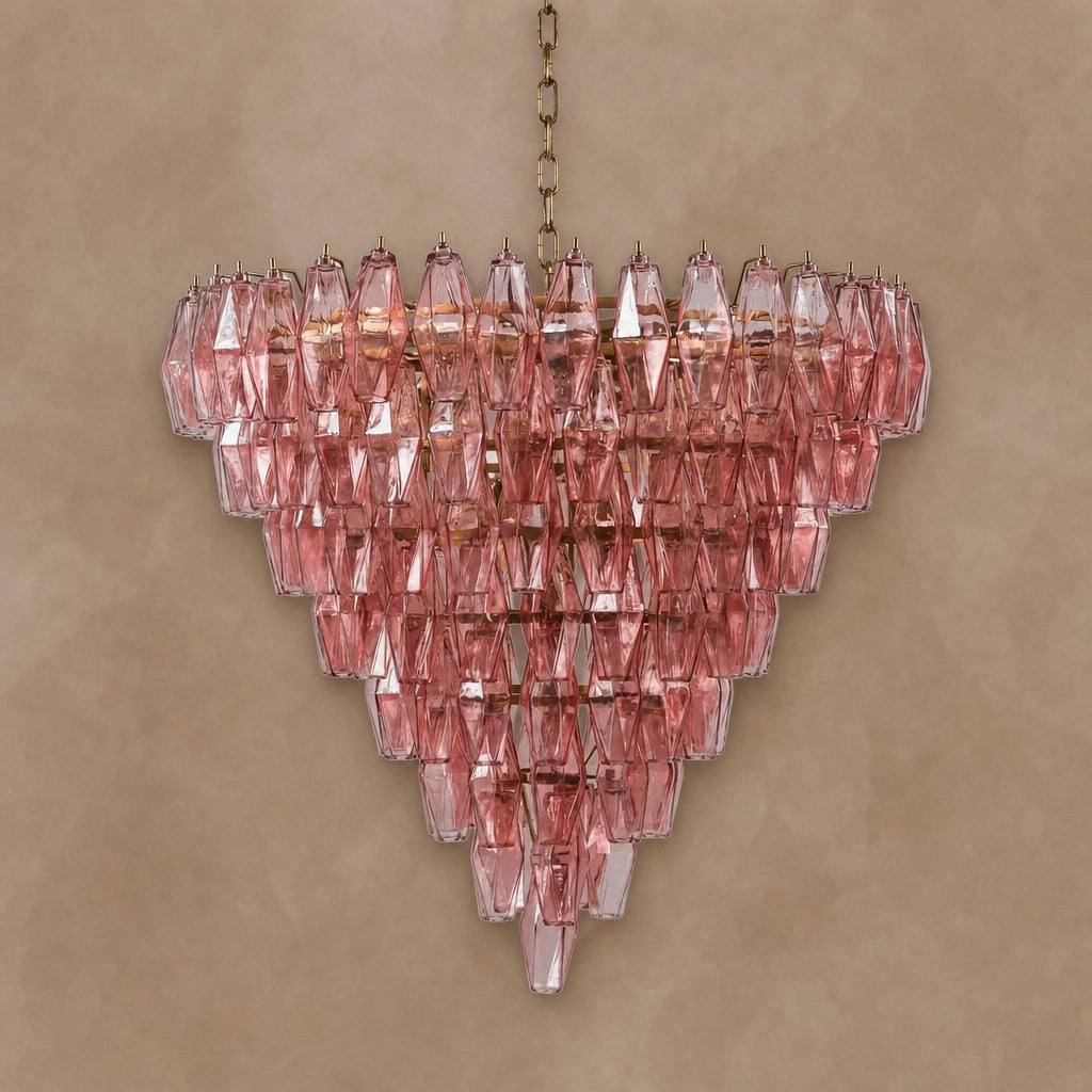 Asti Glass Chandelier 31.9"