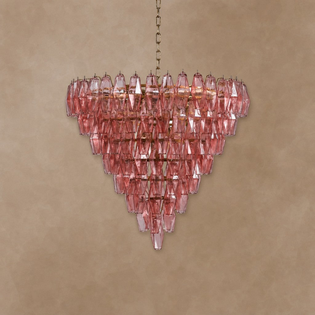 Asti Glass Chandelier 31.9"