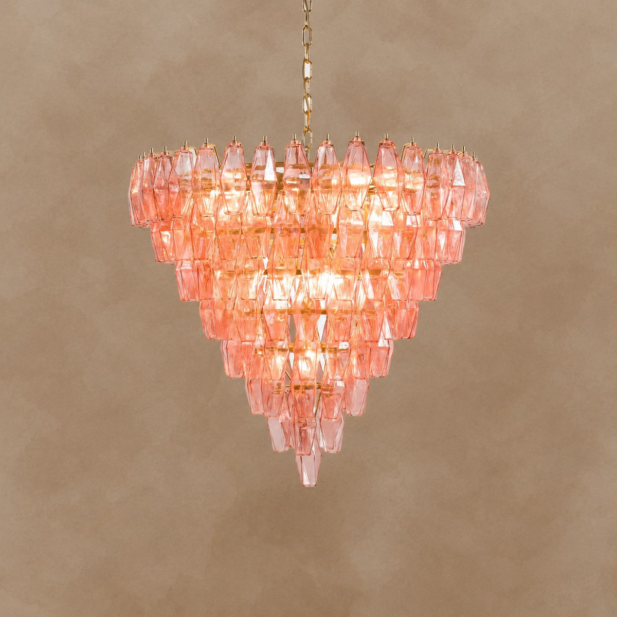 Asti Glass Chandelier 31.9"