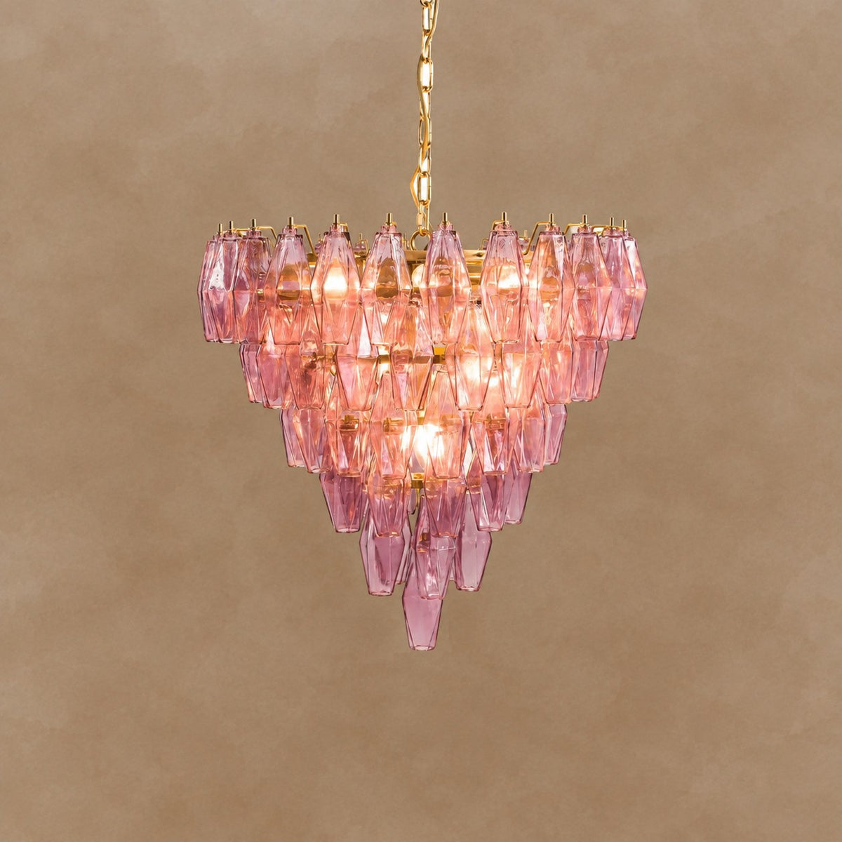 Asti Glass Chandelier 31.9"