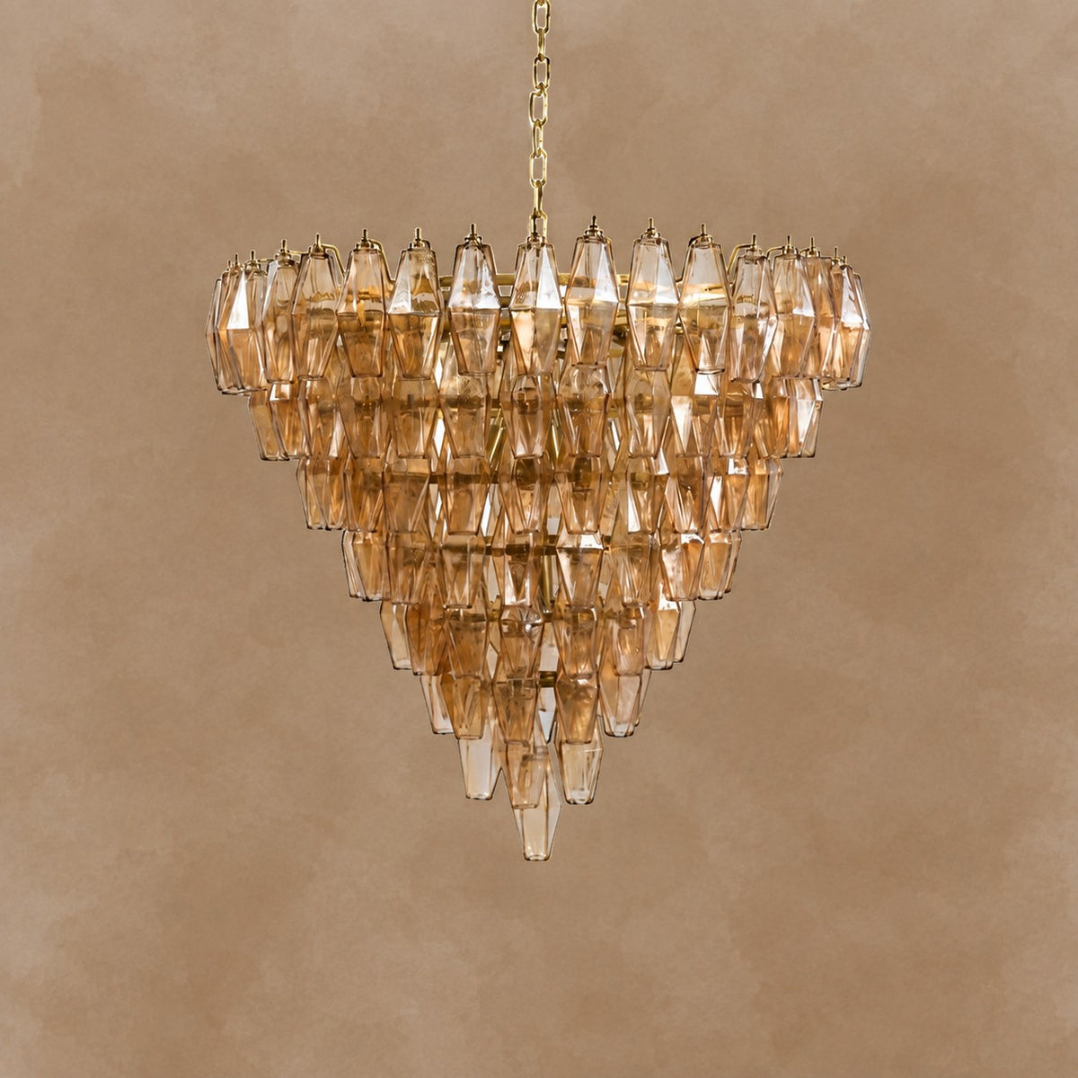 Asti Glass Chandelier 31.9"