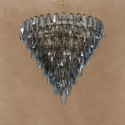Asti Glass Chandelier 31.9"