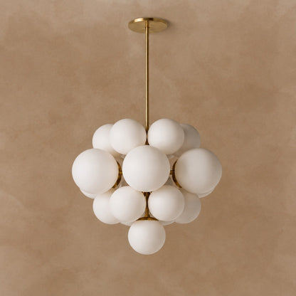 Aurelia Alabaster Cluster Chandelier 27.1"