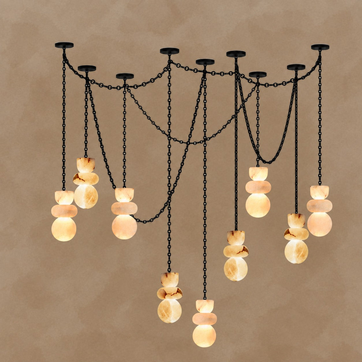 Aurelia Sculptural Modern Chandelier
