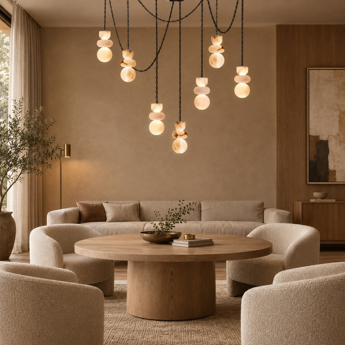 Aurelia Sculptural Modern Chandelier