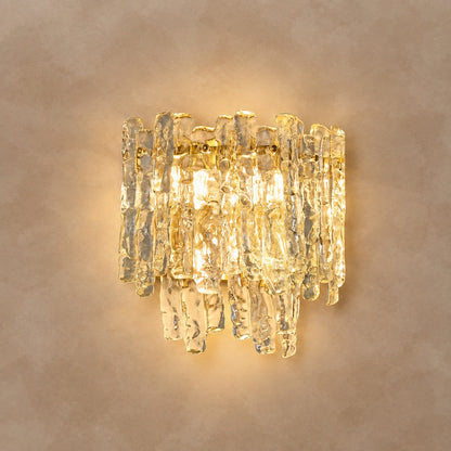 Aureline Murano-Style Textured Glass Wall Sconce