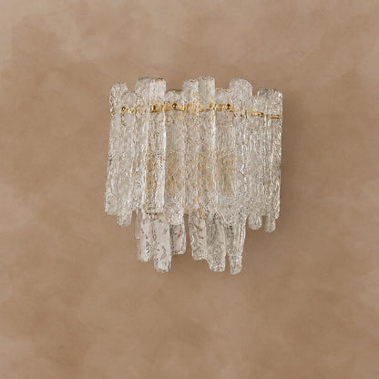 Aureline Murano-Style Textured Glass Wall Sconce