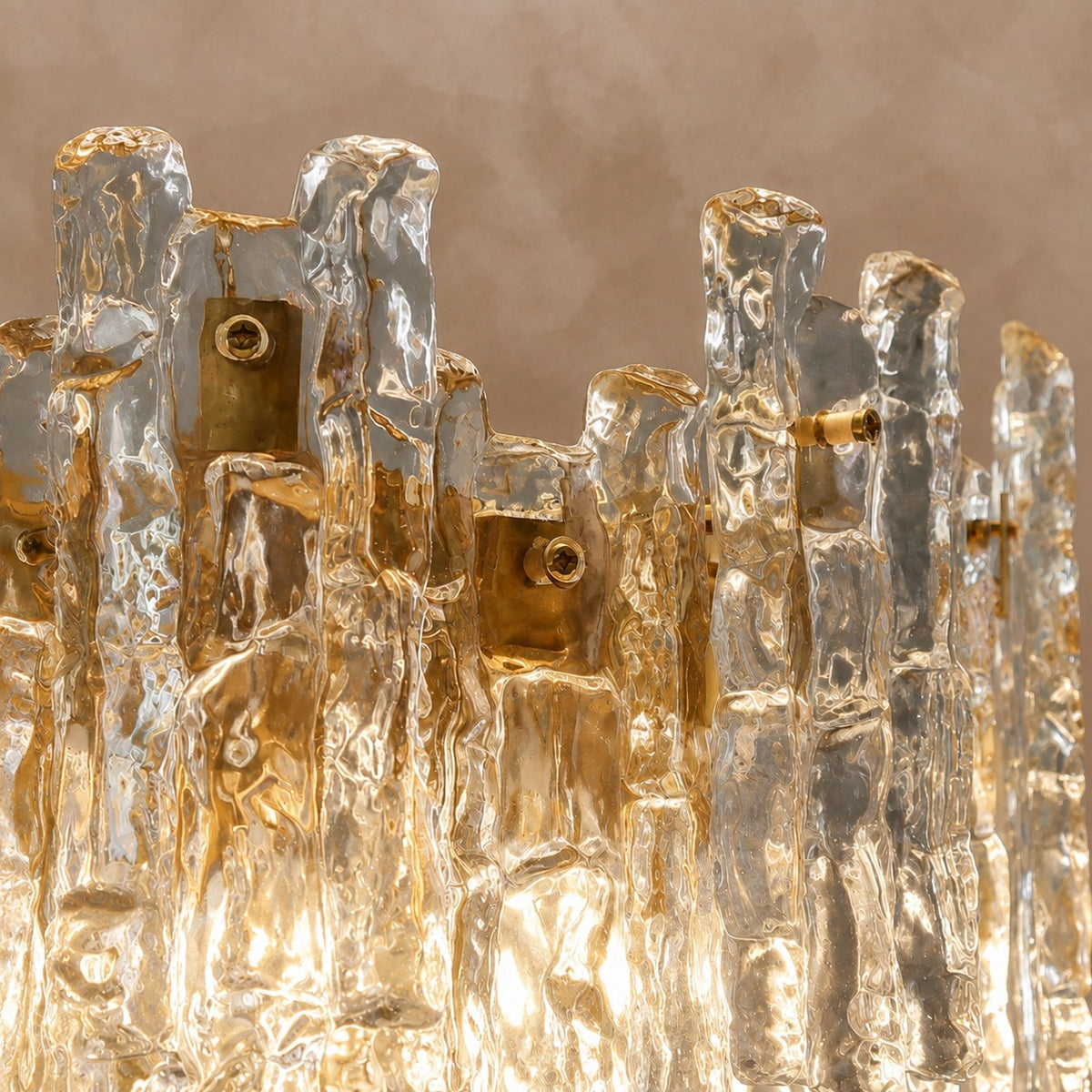 Aureline Murano-Style Textured Glass Wall Sconce