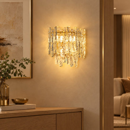 Aureline Murano-Style Textured Glass Wall Sconce