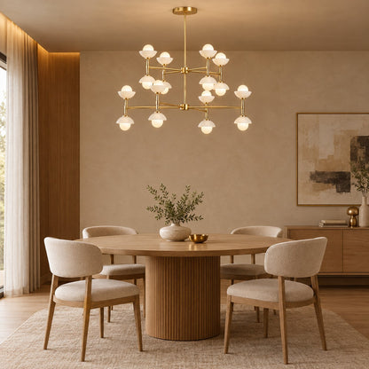 Aveline Refined Modern Chandelier 30.7"