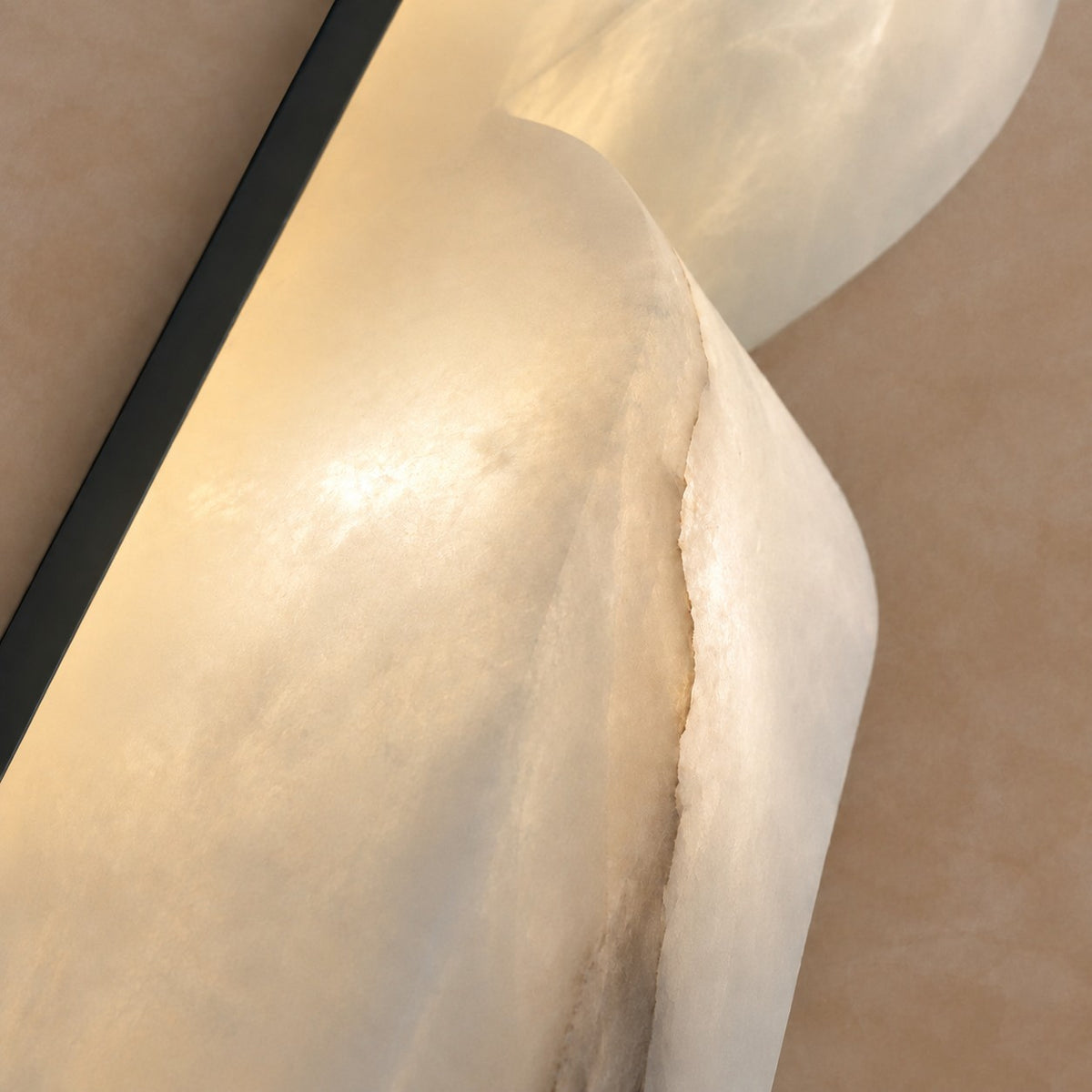 Avenor Spanish Alabaster Minimalist Wall Sconce 13.8" 23.6"