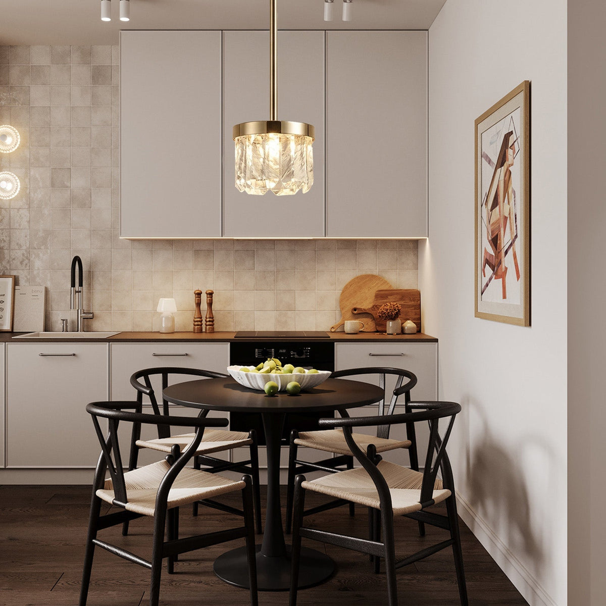 Selene Linear Crystal Chandelier