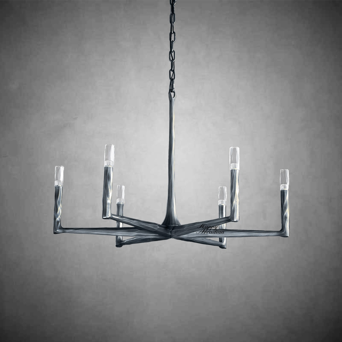 Briony Forged Round Chandelier 36''48"60''72''