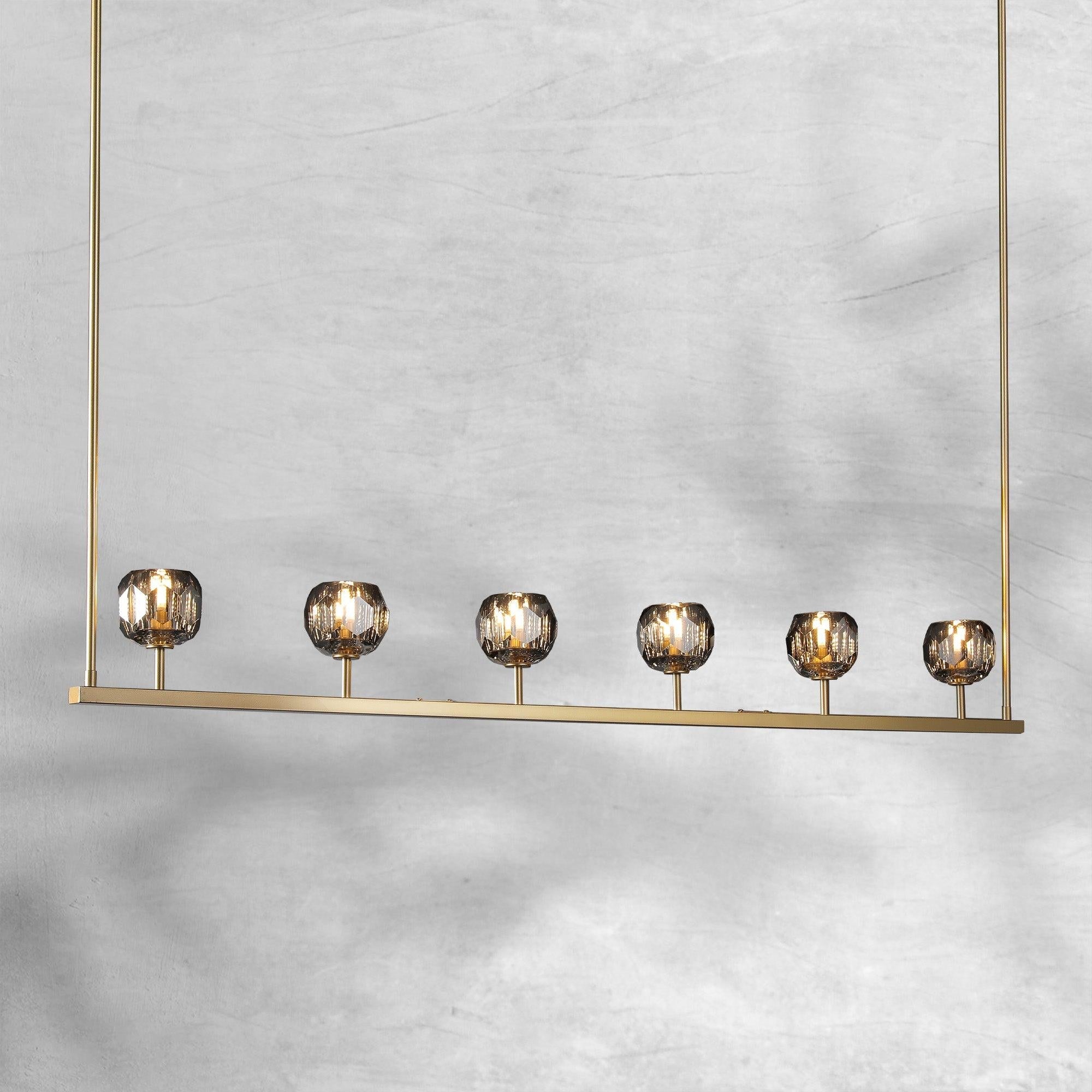 Bruma Ball Linear Chandelier 48” 60"