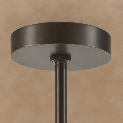Baubles 6 Light Chandelier, Modern Round Glass Chandelier
