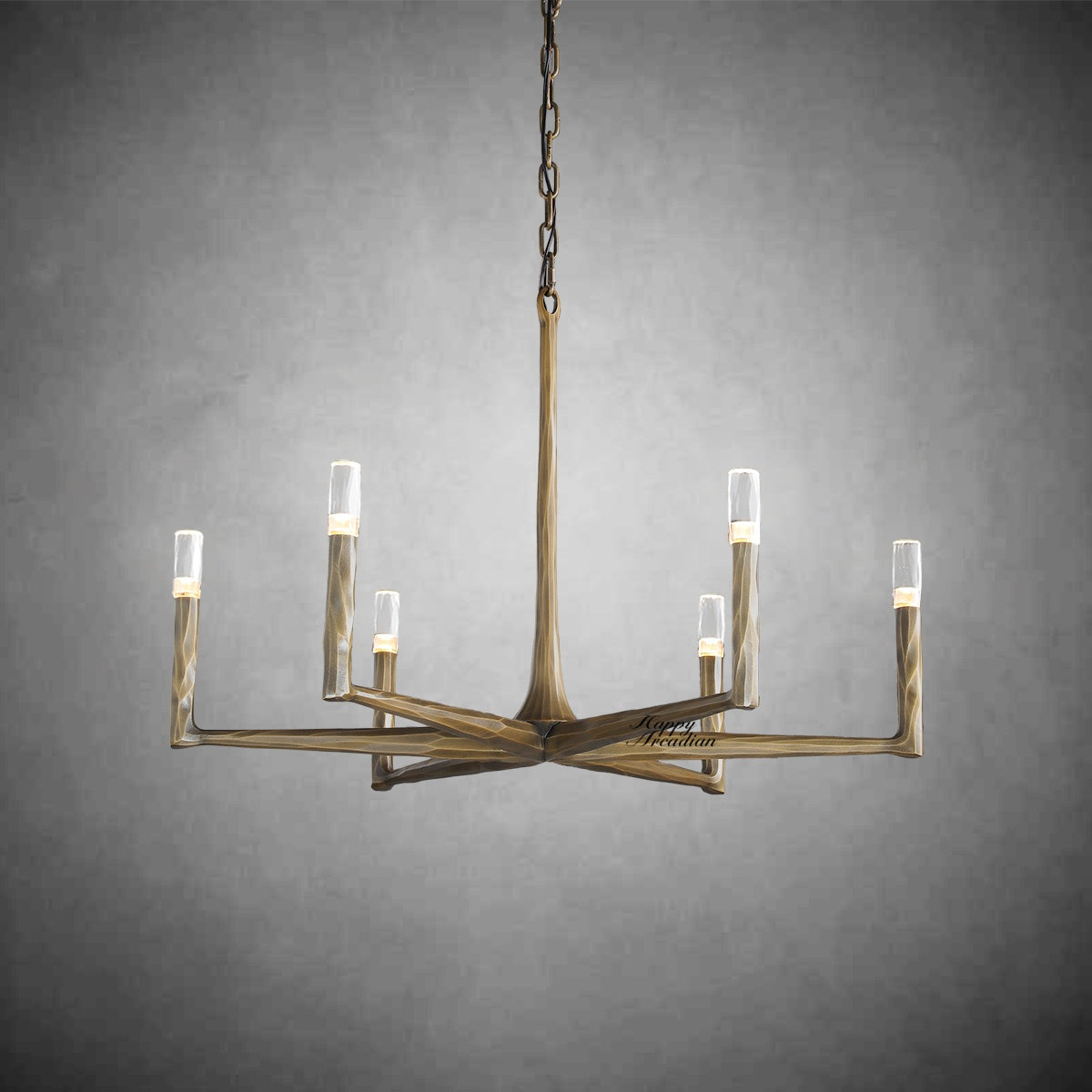 Briony Forged Round Chandelier 36''48"60''72''