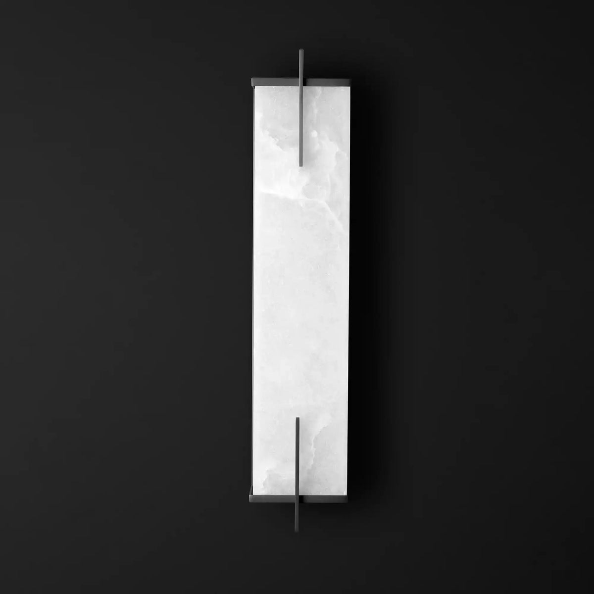 Beckett Alabaster Wall Sconce - ∅ 4.7″ x H 31.5″ / Dia 12cm x H 80cmBrassBlushlighting