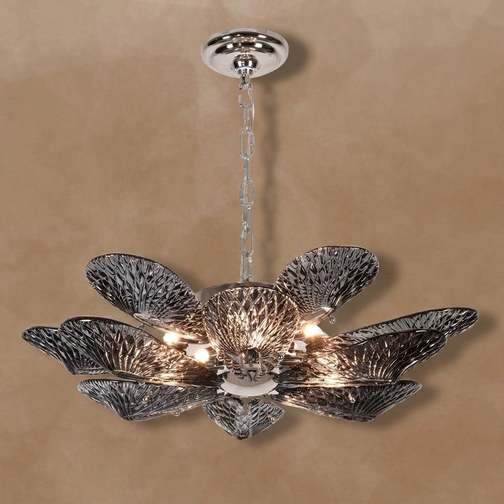 Bella Murano Glass Flower Chandelier