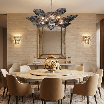 Bella Murano Glass Flower Chandelier