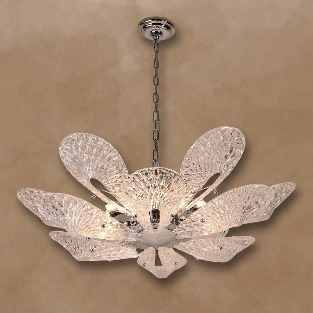 Bella Murano Glass Flower Chandelier