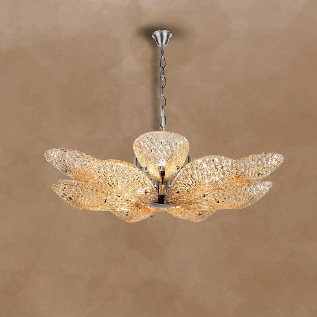 Bella Murano Glass Flower Chandelier