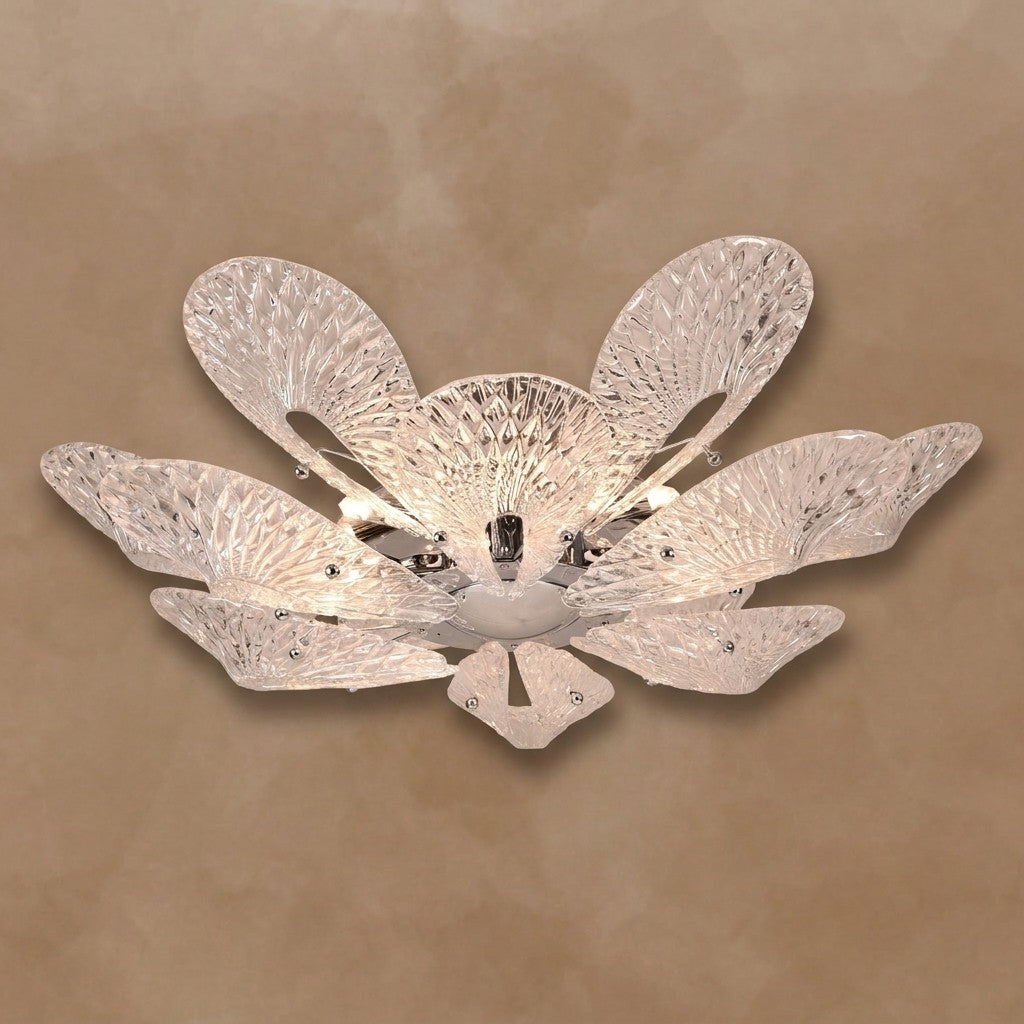 Bella Murano Glass Flower Chandelier