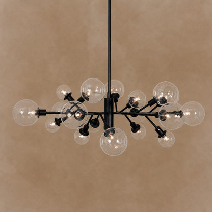 Birchmont Hand-Blown Glass Chandelier 48"