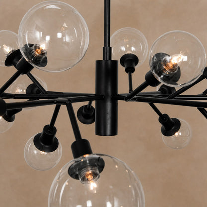 Birchmont Hand-Blown Glass Chandelier 48"