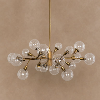 Birchmont Hand-Blown Glass Chandelier 48"