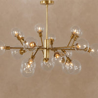 Birchmont Hand-Blown Glass Chandelier 48"