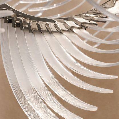 Bird Feather Wings LED Chandelier 78.7"