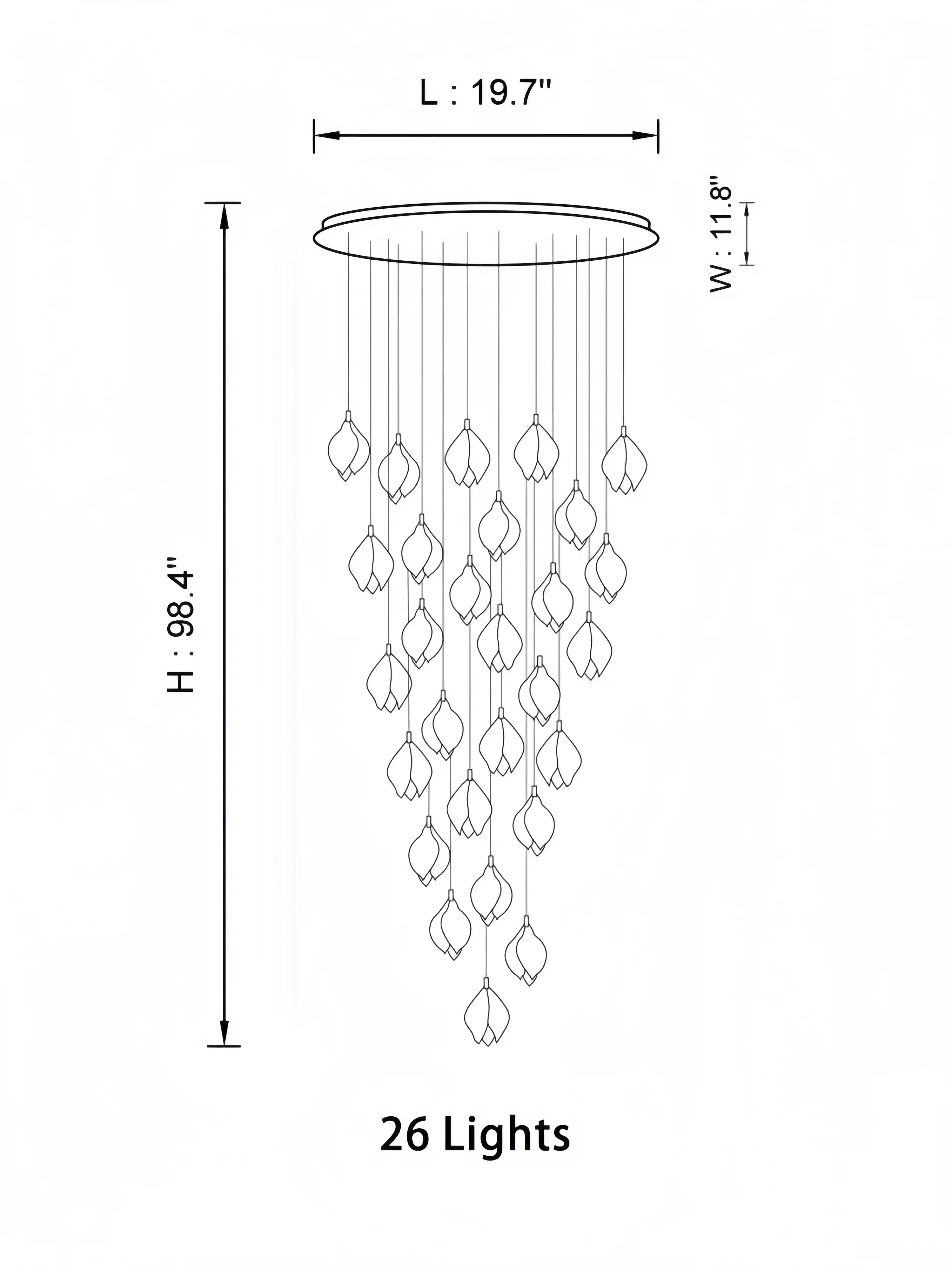 Bloom Chandelier