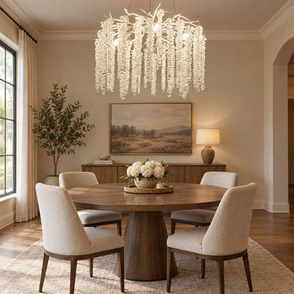 Branch Style Ceiling Light Crystal Icicle Chandelier