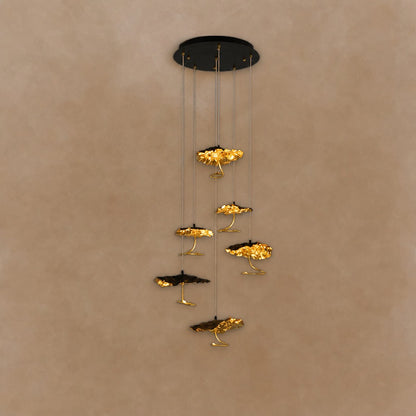 Brass Aviary Constellation Chandelier 20.5" 23.6" 31.5"