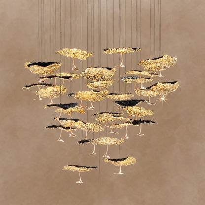 Brass Aviary Constellation Chandelier 20.5" 23.6" 31.5"