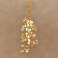 Brass Maple Branch Chandelier 31.5" 39.4"