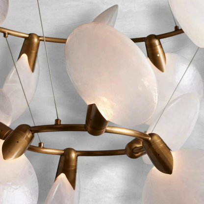 Lyverne 2-Tiered Halo Chandelier