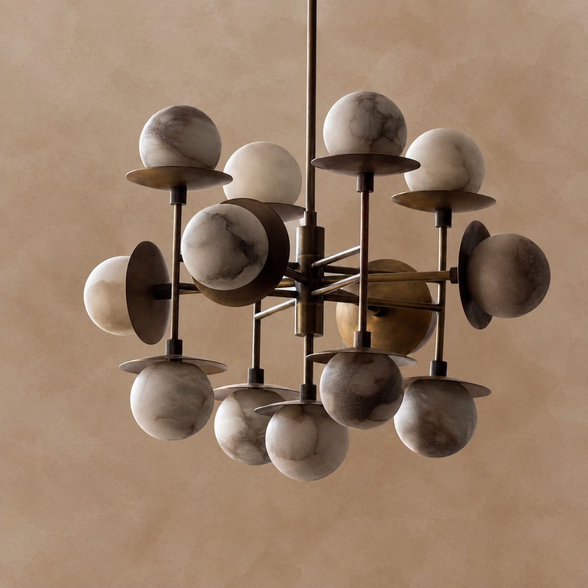 Cara Alabaster Chandelier 23.6"