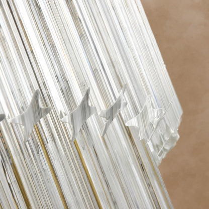 Cascada Spiral Clear Chandelier 15.7"-23.6"