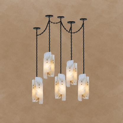 Cascading Chain Cluster Chandelier