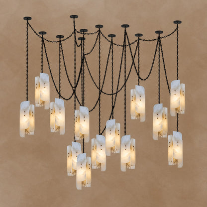 Cascading Chain Cluster Chandelier