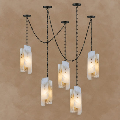 Cascading Chain Cluster Chandelier