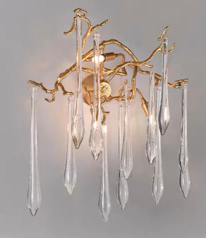 French Style Crystal Branch Drops Chandelier