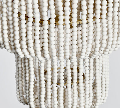 Cerisse Beaded Chandelier 28"